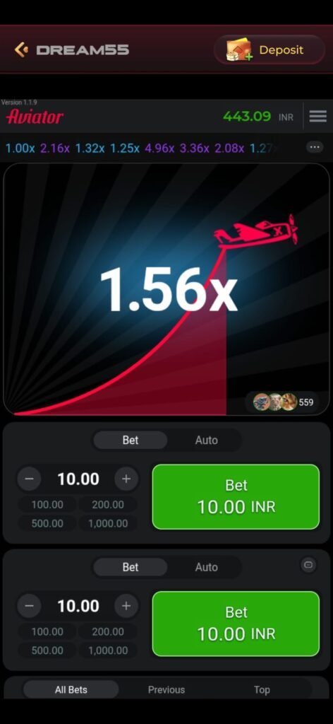 Dream55 new game app with daily bonus and rewards