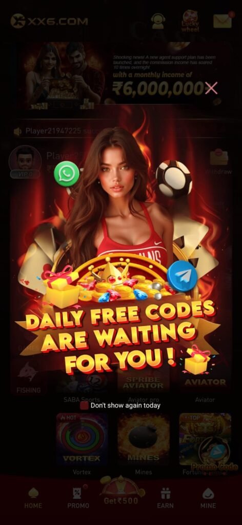 XX6 Game new version Android installation screen